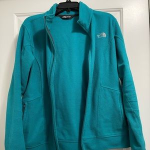 Turquoise Large Northface Fleece Jacket